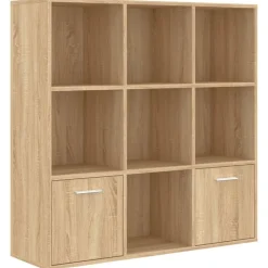 vidaXL Estanterías-Estantería madera contrachapada color 98x30x98cm