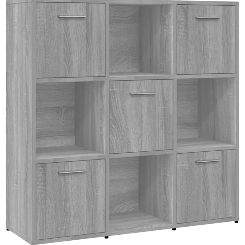 vidaXL Estanterías-Estantería madera contrachapada 90x30x90cm