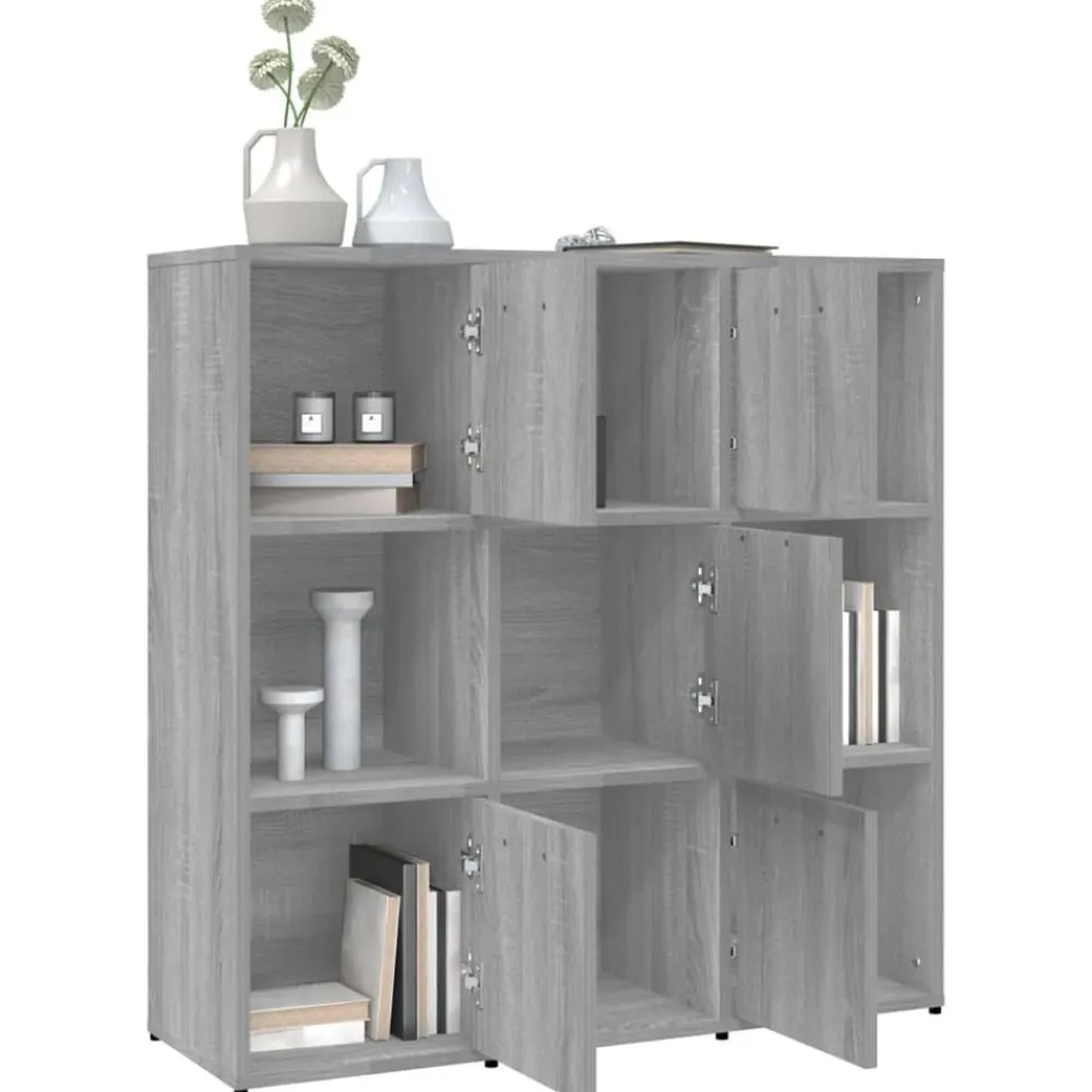 vidaXL Estanterías-Estantería madera contrachapada 90x30x90cm