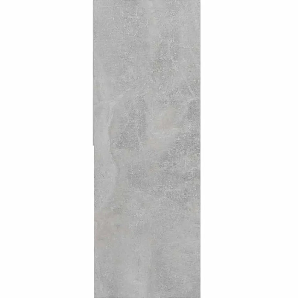 vidaXL Estanterías-Estantería madera contrachapada gris hormigón 67x24x161 cm