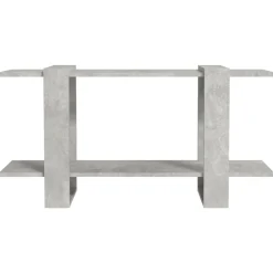 vidaXL Estantería madera contrachapada gris hormigón 100x30x51 cm Gris hormigón Outlet