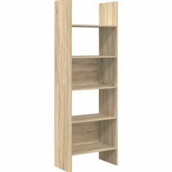 vidaXL Estantería madera contrachapada color 60x35x180 cm Roble Sonoma Best