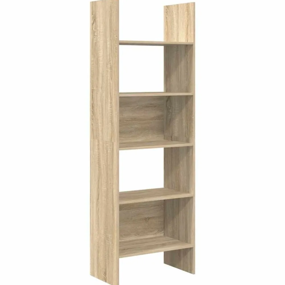 vidaXL Estantería madera contrachapada color 60x35x180 cm Roble Sonoma Best