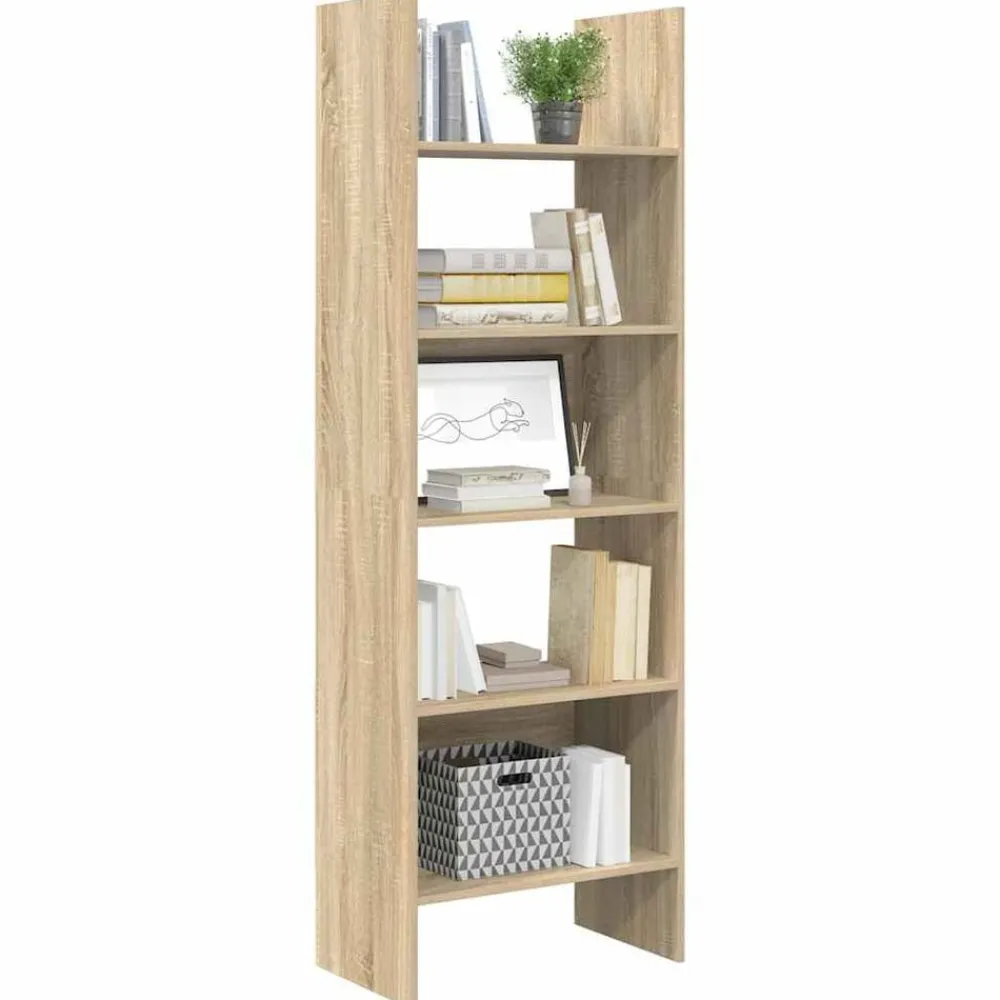 vidaXL Estantería madera contrachapada color 60x35x180 cm Roble Sonoma Best