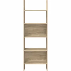 vidaXL Estantería madera contrachapada color 60x35x180 cm Roble Sonoma Best