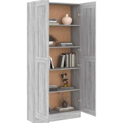 vidaXL Estanterías-Estantería madera contrachapada 82,5x30,5x185,5 cm
