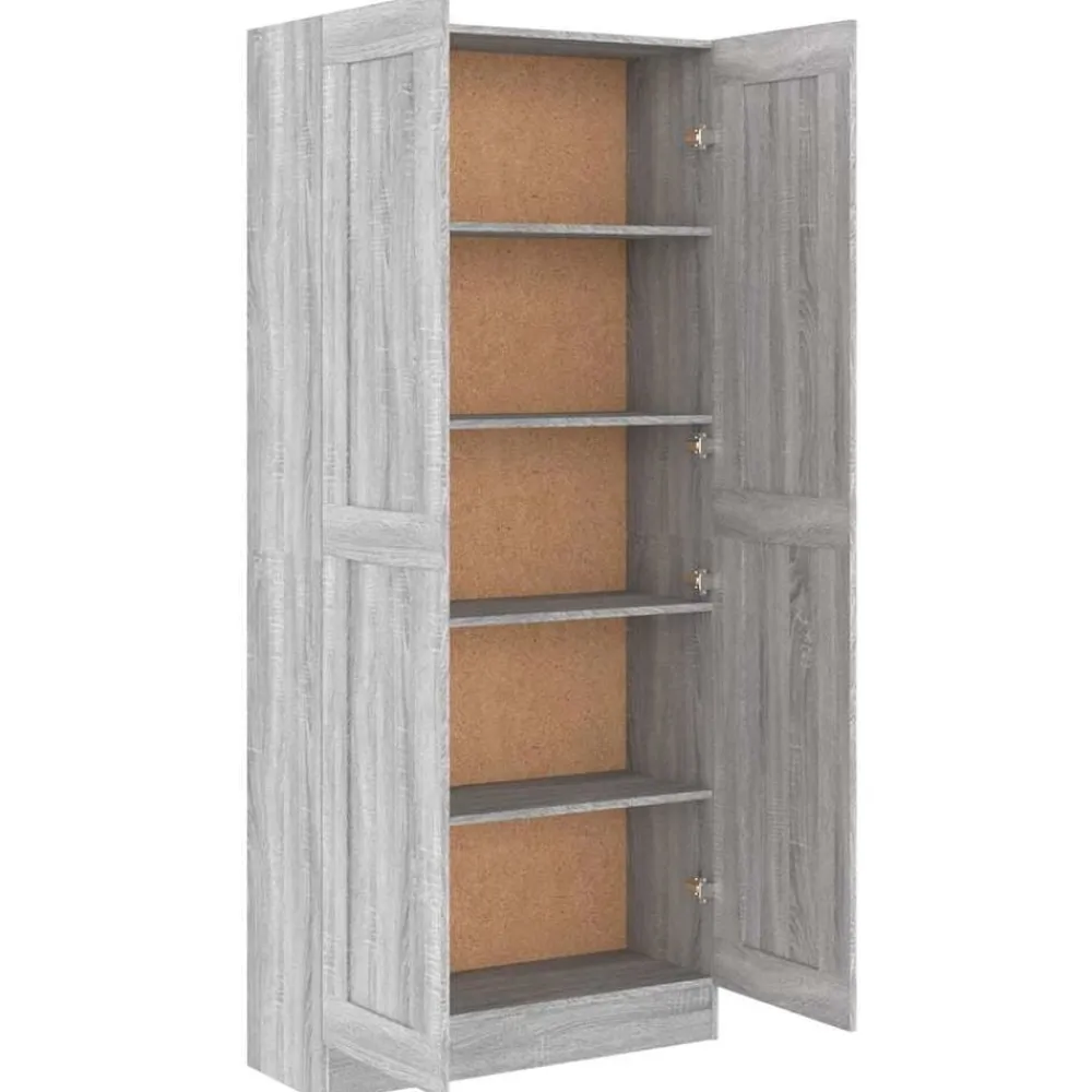 vidaXL Estanterías-Estantería madera contrachapada 82,5x30,5x185,5 cm