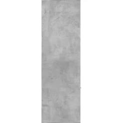 vidaXL Estanterías-Estantería madera contrachapada gris hormigón 98x30x98 cm
