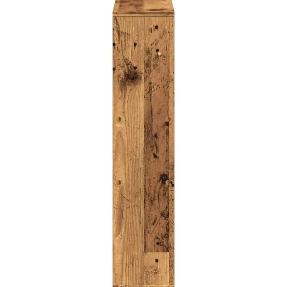 vidaXL Estanterías-Estantería madera de ingeniería color envejecido 63x20x90 cm