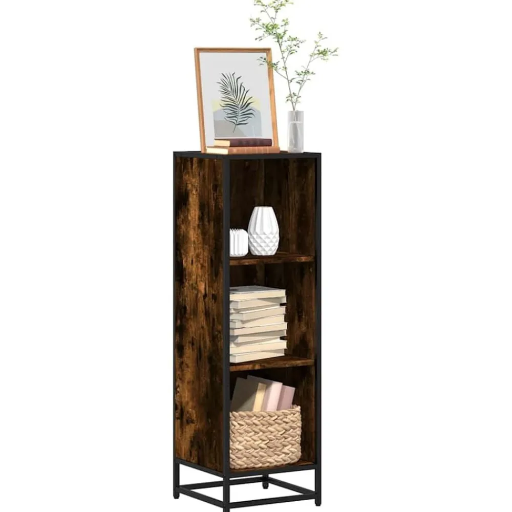 vidaXL Estanterías-Estantería madera de ingeniería 33,5x33x107,5 cm