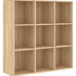 vidaXL Estantería madera de ingeniería 98x29x97,5 cm Roble Sonoma New