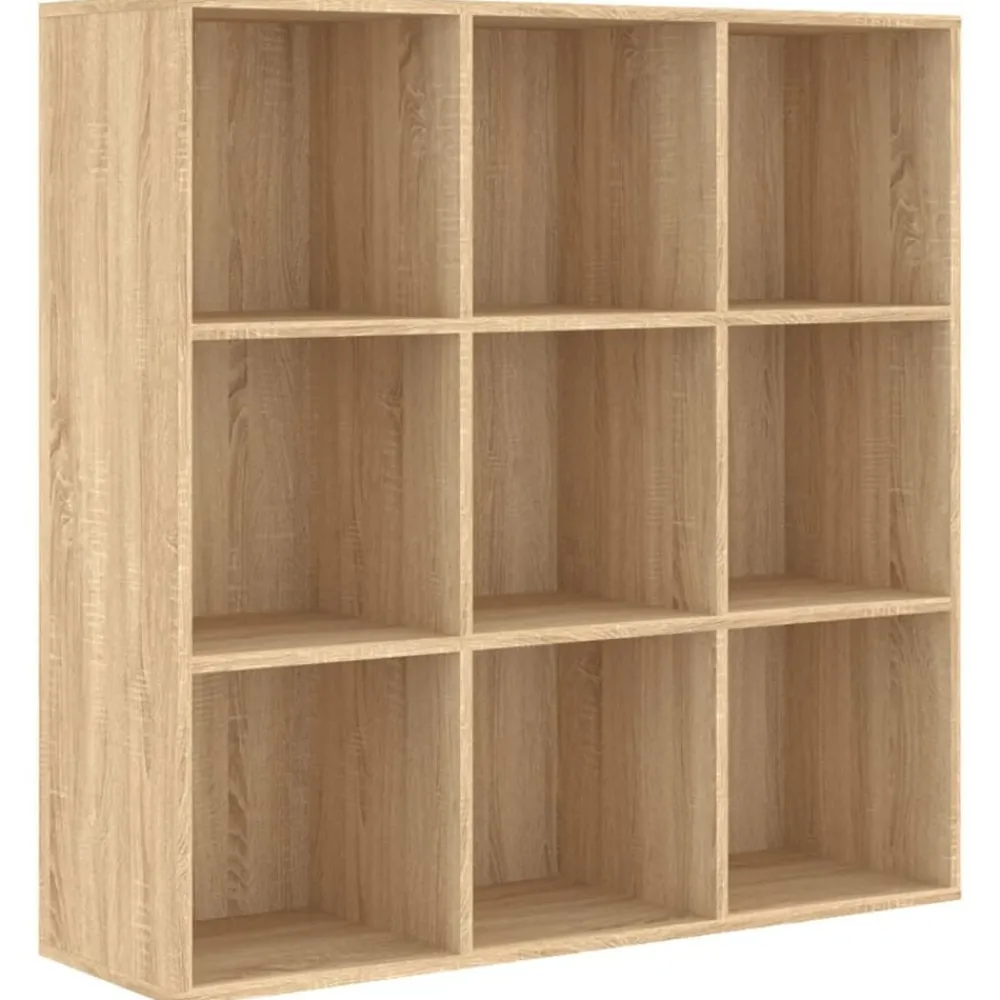 vidaXL Estantería madera de ingeniería 98x29x97,5 cm Roble Sonoma New