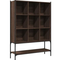 vidaXL Estantería madera de ingeniería marrón roble 102x30x141,5 cm Marr&oacute;n roble Hot