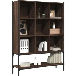 vidaXL Estantería madera de ingeniería marrón roble 102x30x141,5 cm Marr&oacute;n roble Hot