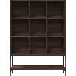 vidaXL Estantería madera de ingeniería marrón roble 102x30x141,5 cm Marr&oacute;n roble Hot
