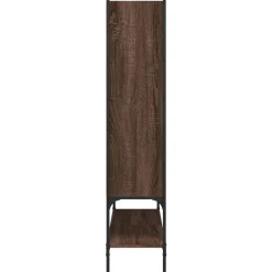vidaXL Estantería madera de ingeniería marrón roble 102x30x141,5 cm Marr&oacute;n roble Hot