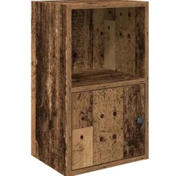 vidaXL Estanterías-Estantería madera de ingeniería color envejecido 31x24x52 cm