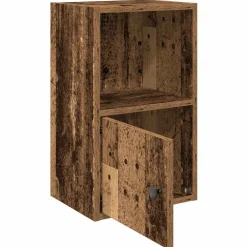 vidaXL Estanterías-Estantería madera de ingeniería color envejecido 31x24x52 cm