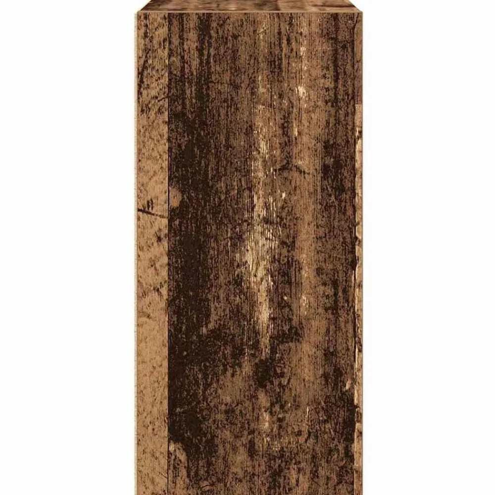 vidaXL Estanterías-Estantería madera de ingeniería color envejecido 31x24x52 cm