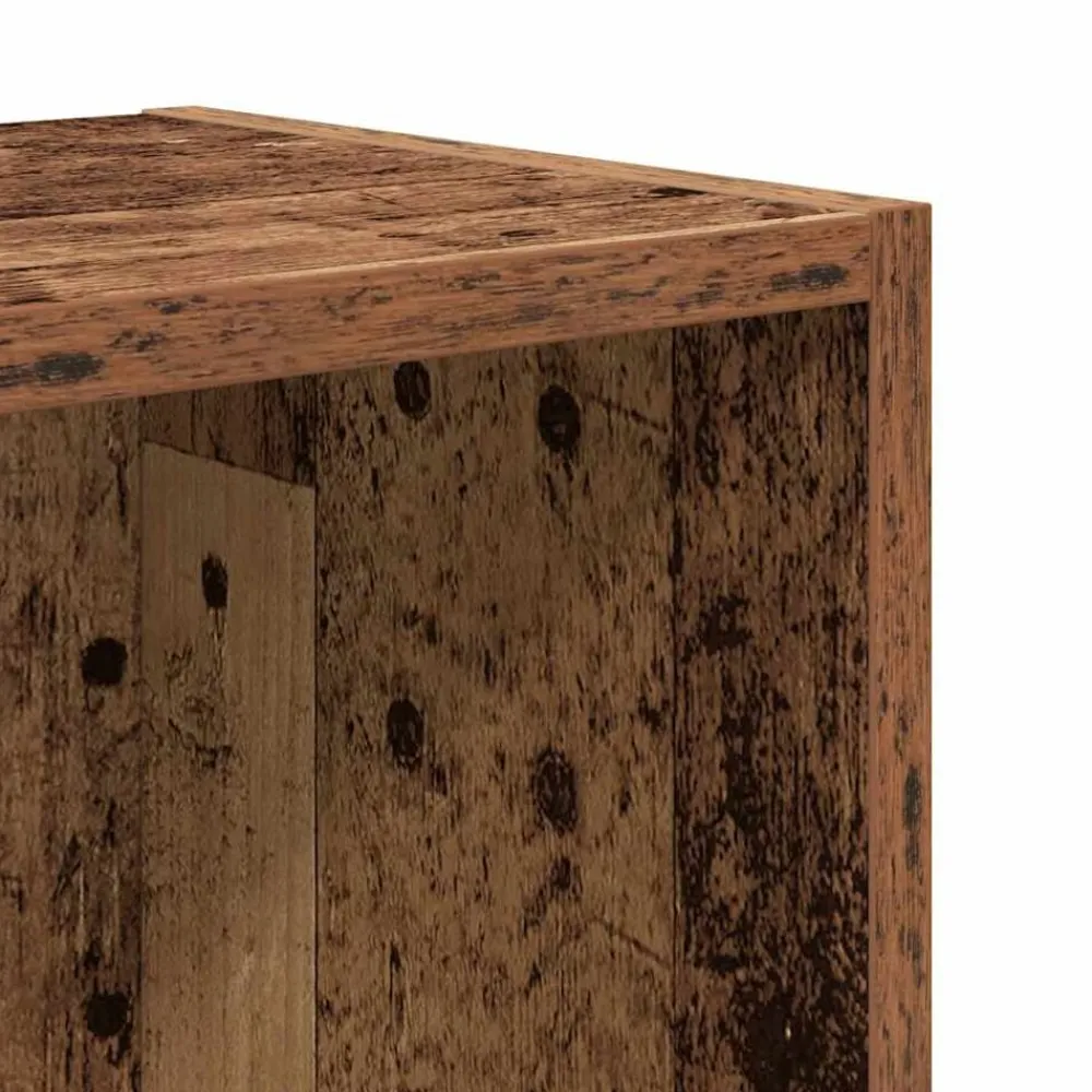 vidaXL Estanterías-Estantería madera de ingeniería color envejecido 31x24x52 cm