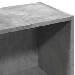 vidaXL Estantería madera de ingeniería gris hormigón 57x28,5x107,5 cm Gris hormigón Discount