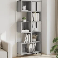 vidaXL Estanterías-Estantería madera de ingeniería 72x28x172 cm