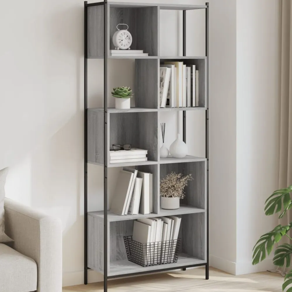vidaXL Estanterías-Estantería madera de ingeniería 72x28x172 cm