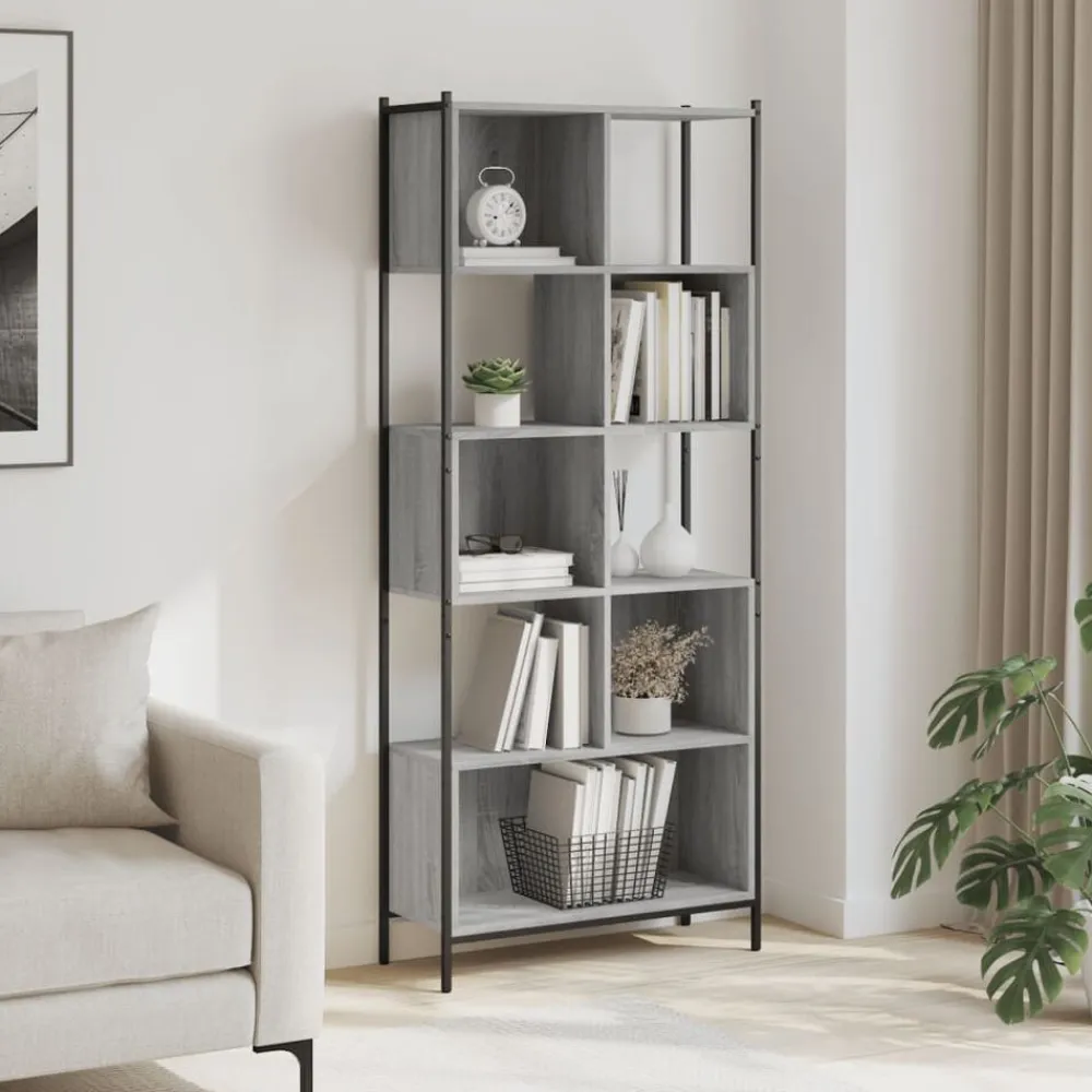 vidaXL Estanterías-Estantería madera de ingeniería 72x28x172 cm