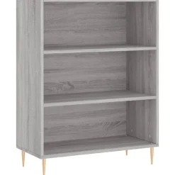 vidaXL Estanterías-Estantería madera de ingeniería 69,5x32,5x90 cm