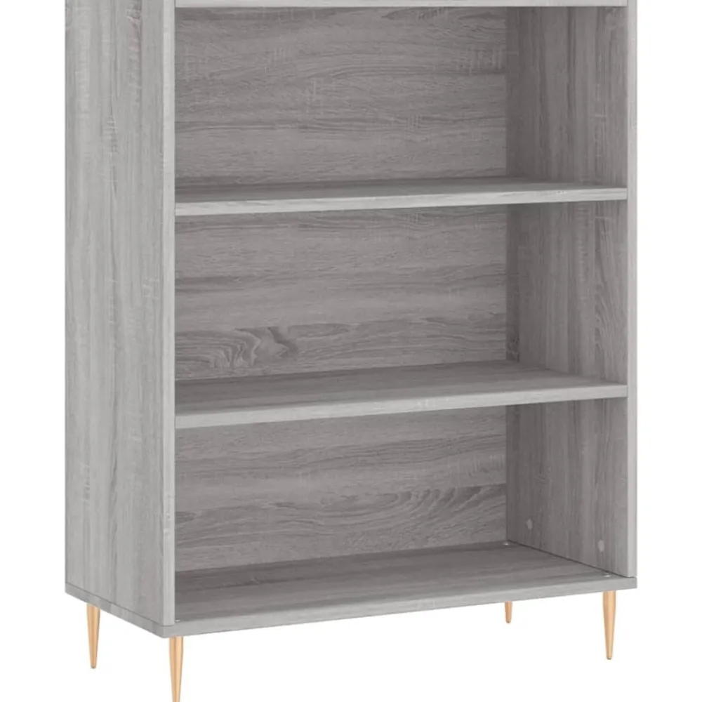 vidaXL Estanterías-Estantería madera de ingeniería 69,5x32,5x90 cm