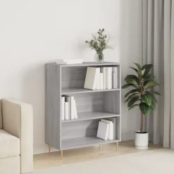 vidaXL Estanterías-Estantería madera de ingeniería 69,5x32,5x90 cm