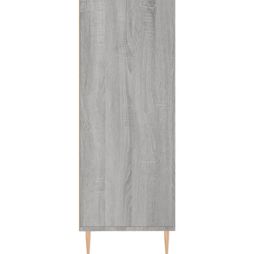 vidaXL Estanterías-Estantería madera de ingeniería 69,5x32,5x90 cm