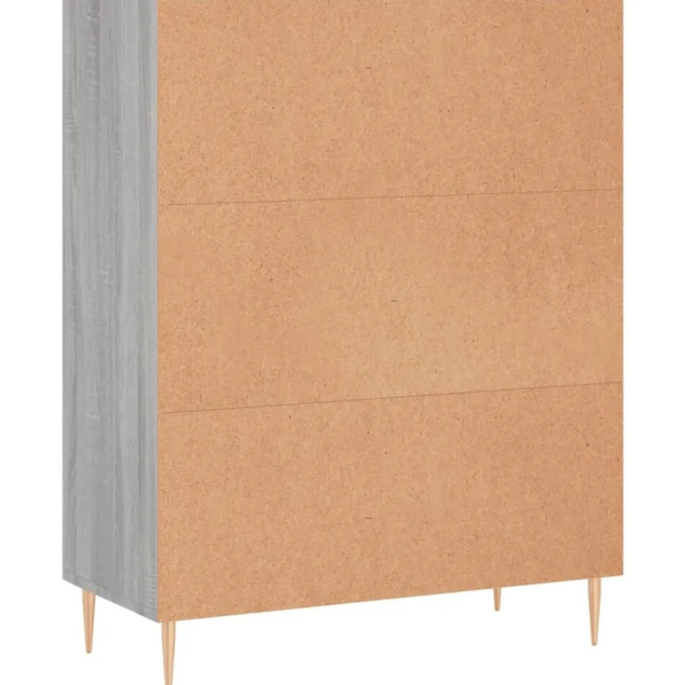 vidaXL Estanterías-Estantería madera de ingeniería 69,5x32,5x90 cm