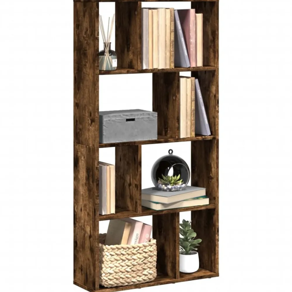 vidaXL Estanterías-Estantería madera de ingeniería 60x20x120,5 cm