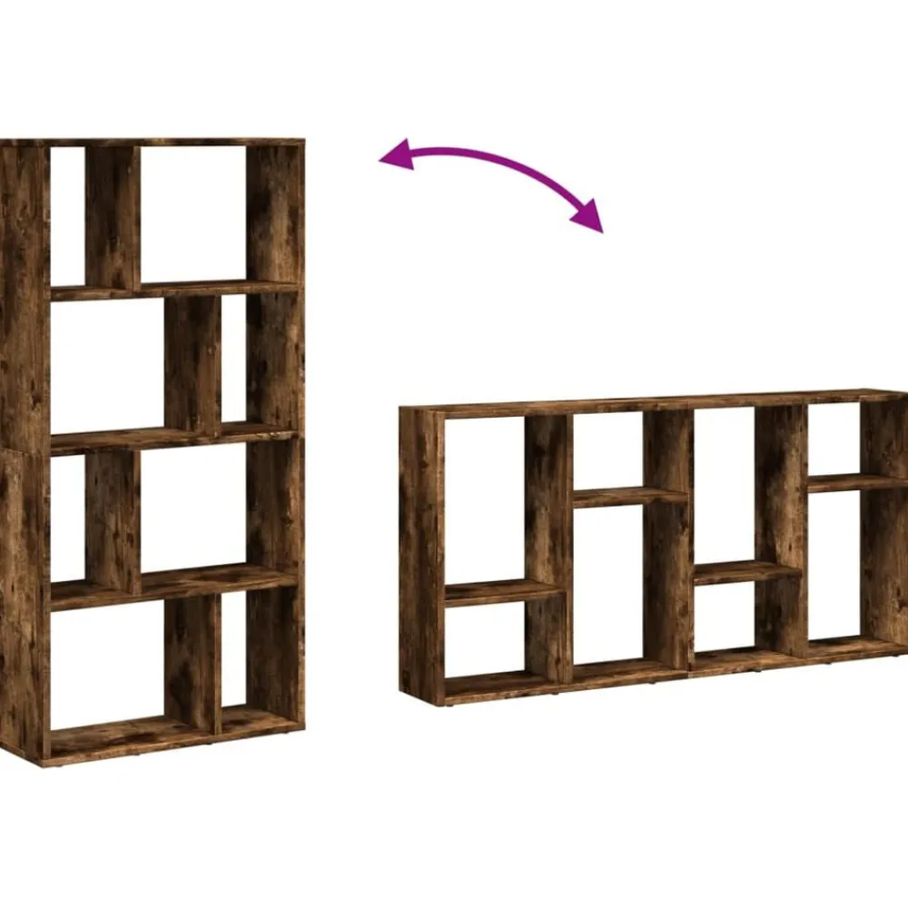 vidaXL Estanterías-Estantería madera de ingeniería 60x20x120,5 cm
