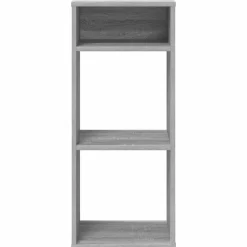 vidaXL Estantería madera de ingeniería color 34x31x80 cm Gris sonoma Outlet