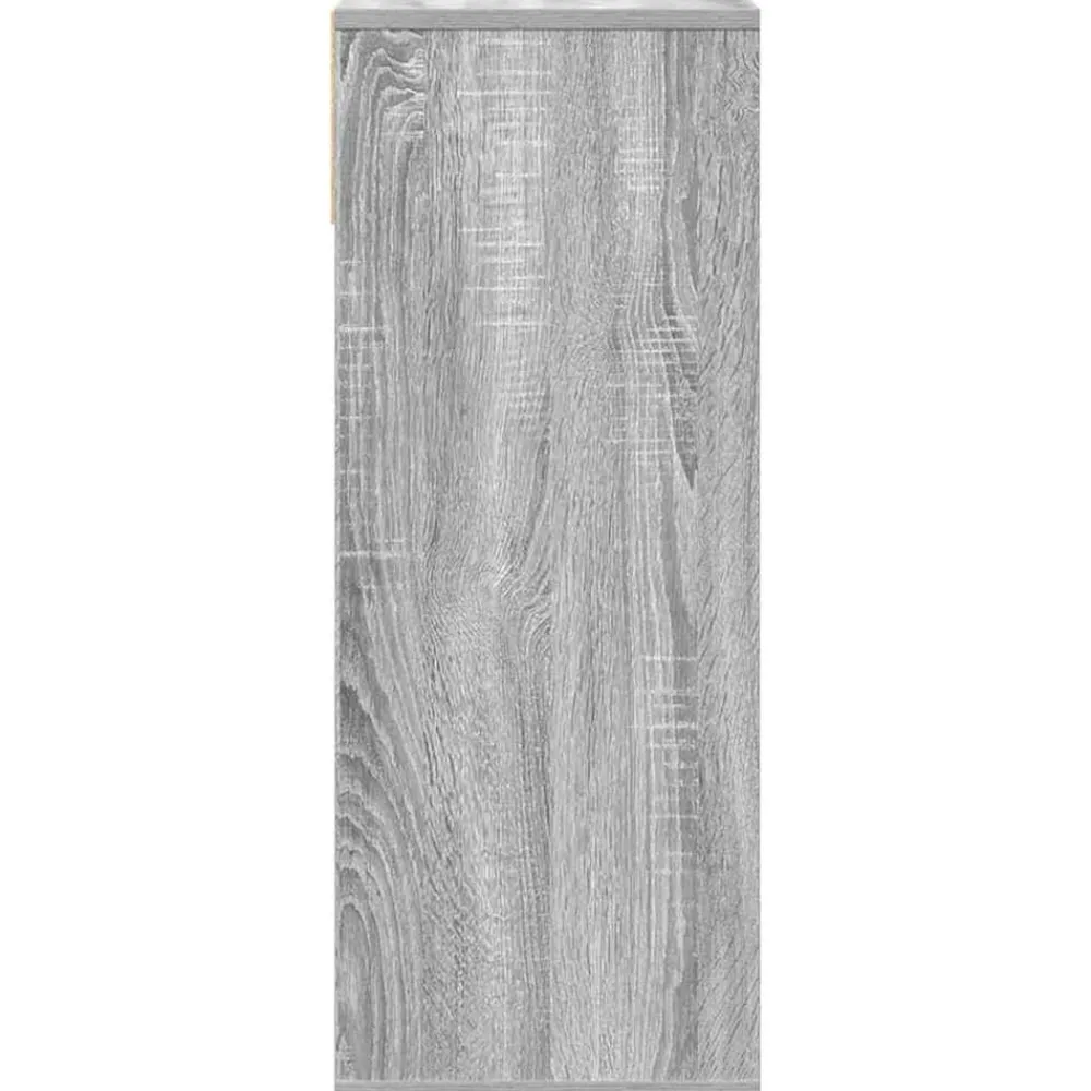 vidaXL Estantería madera de ingeniería color 34x31x80 cm Gris sonoma Outlet