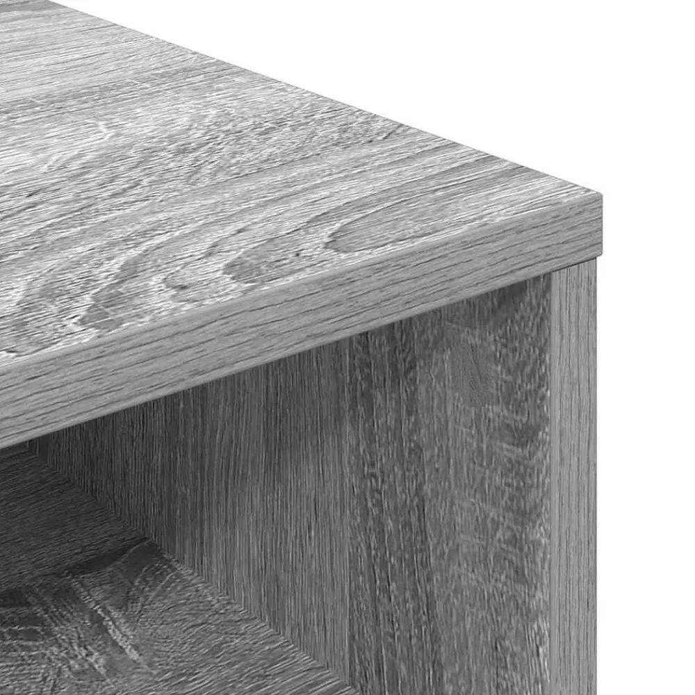 vidaXL Estantería madera de ingeniería color 34x31x80 cm Gris sonoma Outlet