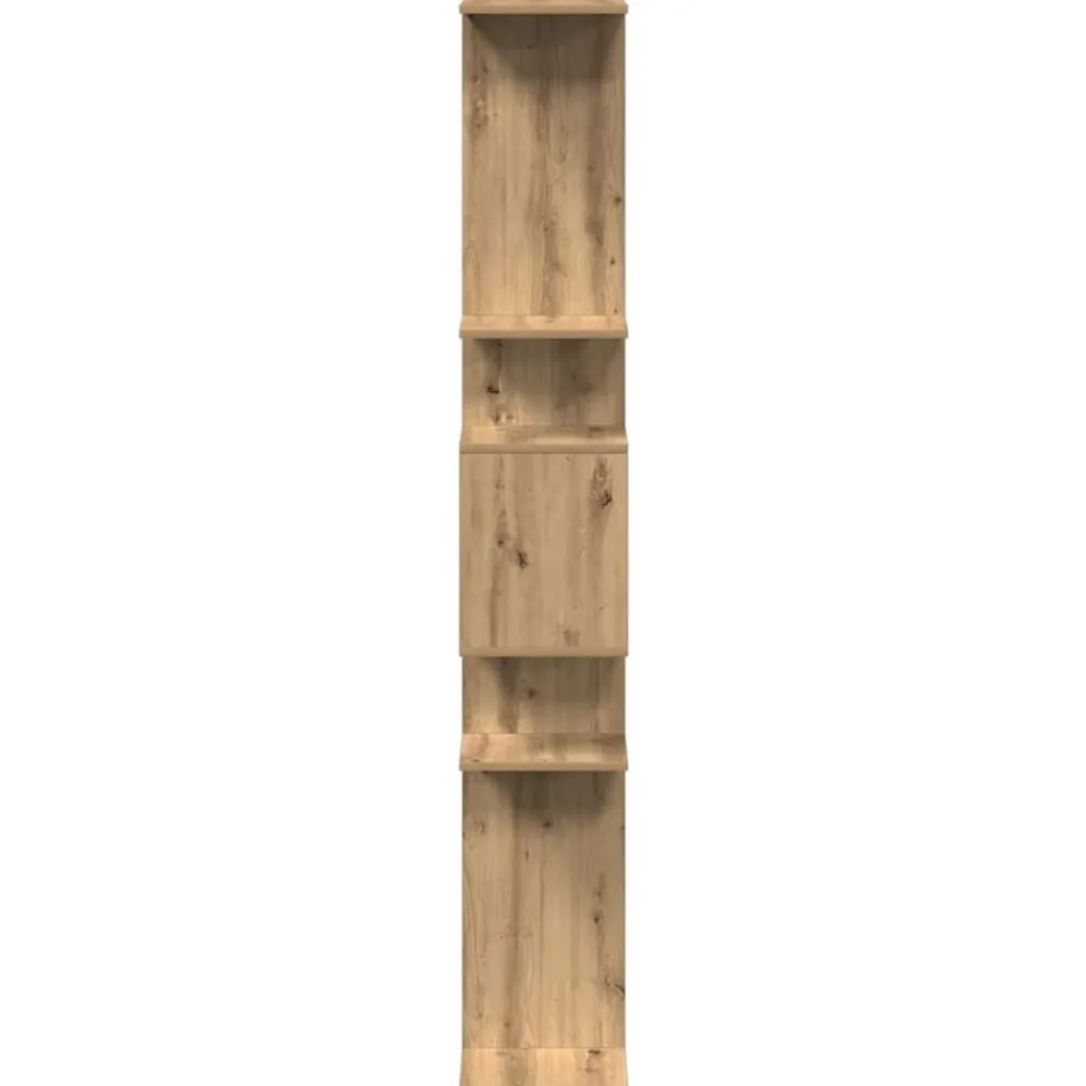 vidaXL Estanterías-Estantería madera de ingeniería roble artisian 92x29x188 cm