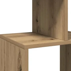 vidaXL Estanterías-Estantería madera de ingeniería roble artisian 92x29x188 cm