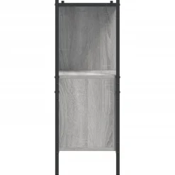 vidaXL Estantería madera de ingeniería 102x28x77,5 cm Gris sonoma Discount