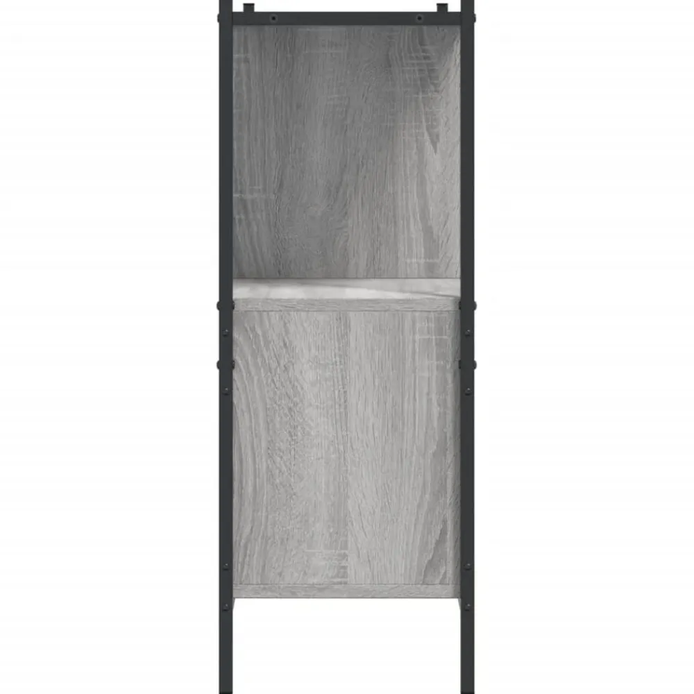vidaXL Estantería madera de ingeniería 102x28x77,5 cm Gris sonoma Discount