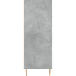 vidaXL Estantería madera de ingeniería gris hormigón 69,5x32,5x90 cm Gris hormigón Sale