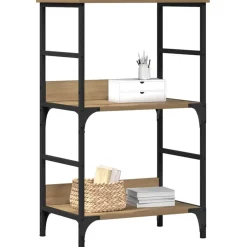 vidaXL Estanterías-Estantería madera de ingeniería 50x33x82 cm