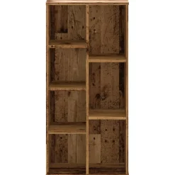 vidaXL Estanterías-Estantería madera de ingeniería color envejecido 50x25x105 cm