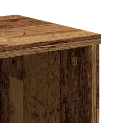 vidaXL Estanterías-Estantería madera de ingeniería color envejecido 50x25x105 cm