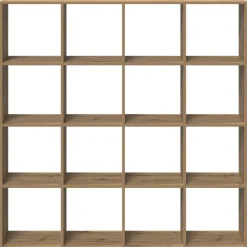 vidaXL Estanterías-Estantería madera de ingeniería roble artisian 137,5x29x137,5cm