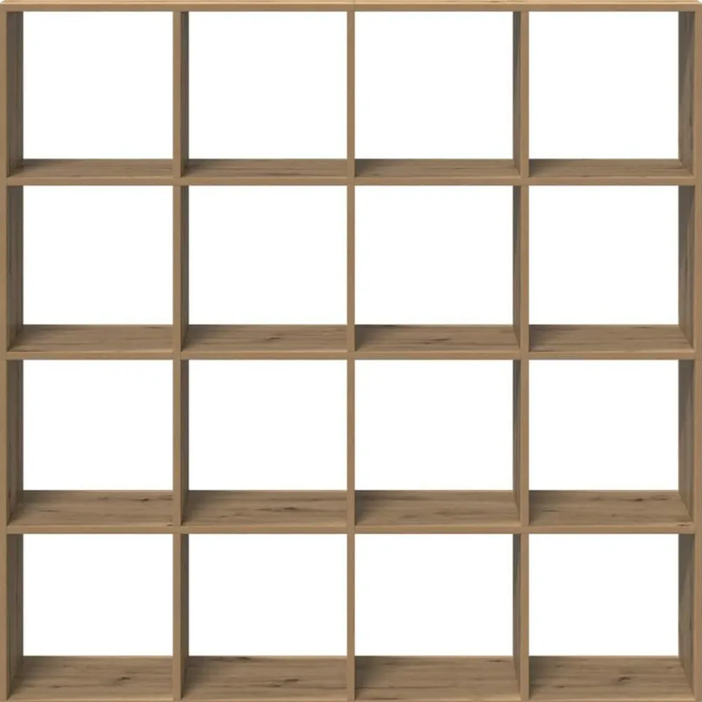vidaXL Estanterías-Estantería madera de ingeniería roble artisian 137,5x29x137,5cm