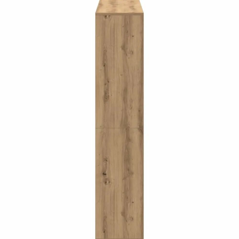 vidaXL Estanterías-Estantería madera de ingeniería roble artisian 137,5x29x137,5cm
