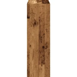 vidaXL Estanterías-Estantería madera de ingeniería color envejecido 102x32x102 cm